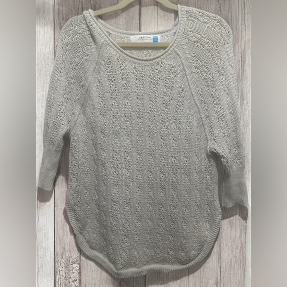 Anthropologie Sparrow 100% Cotton Knitted Sweater Size Small - Picture 1 of 4